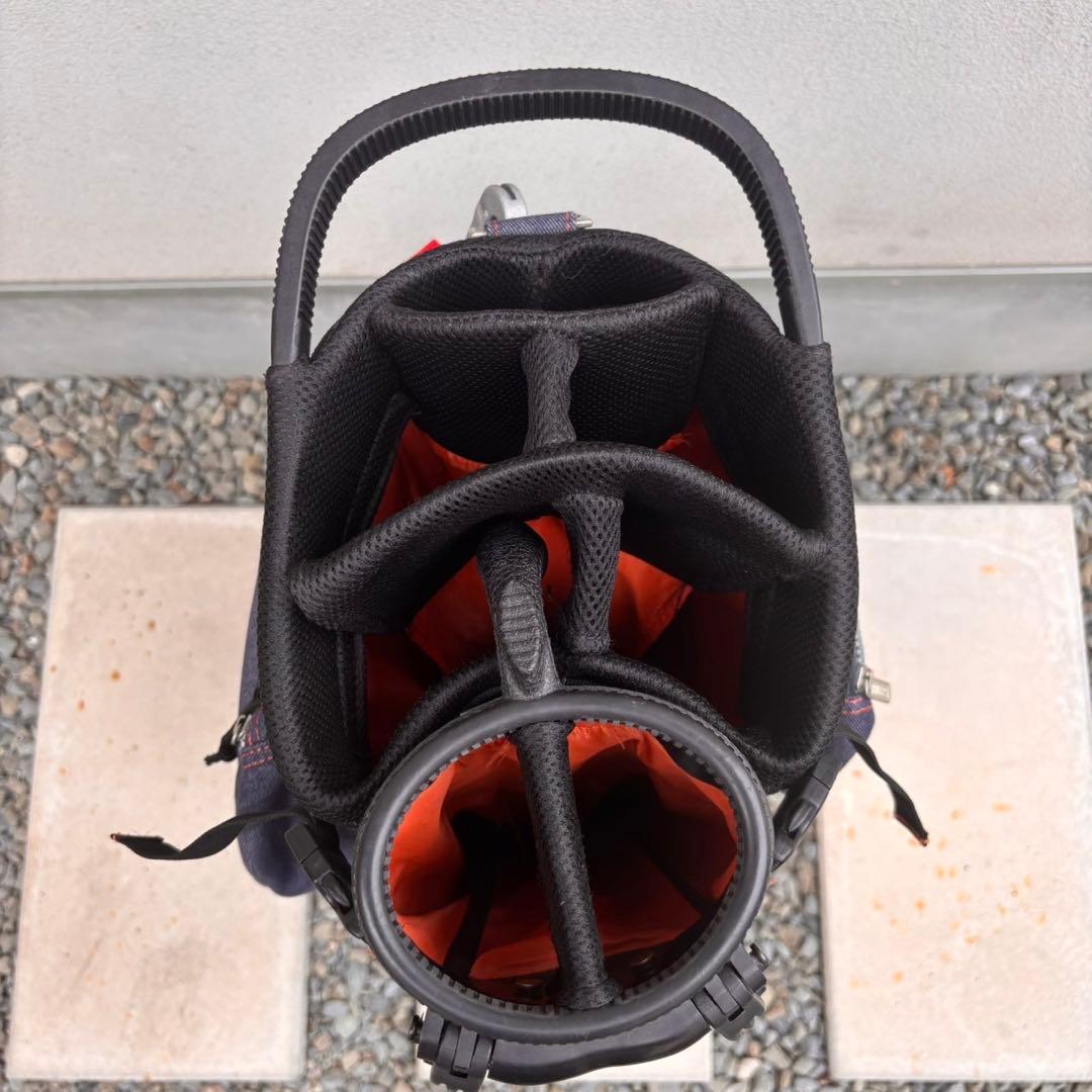 希少 デニム生地 アーミーベースコレクション スタンドキャディバッグ ゴルフ