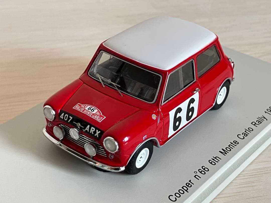 スパーク 1/43 モーリス クーパー #66 モンテカルロラリー 1963