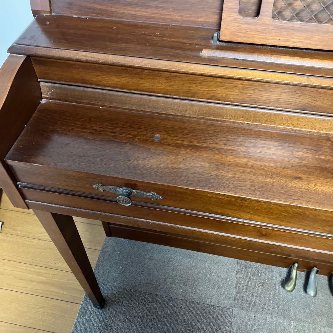 アメリカ製　YAMAHA アップライトピアノ ブラウン