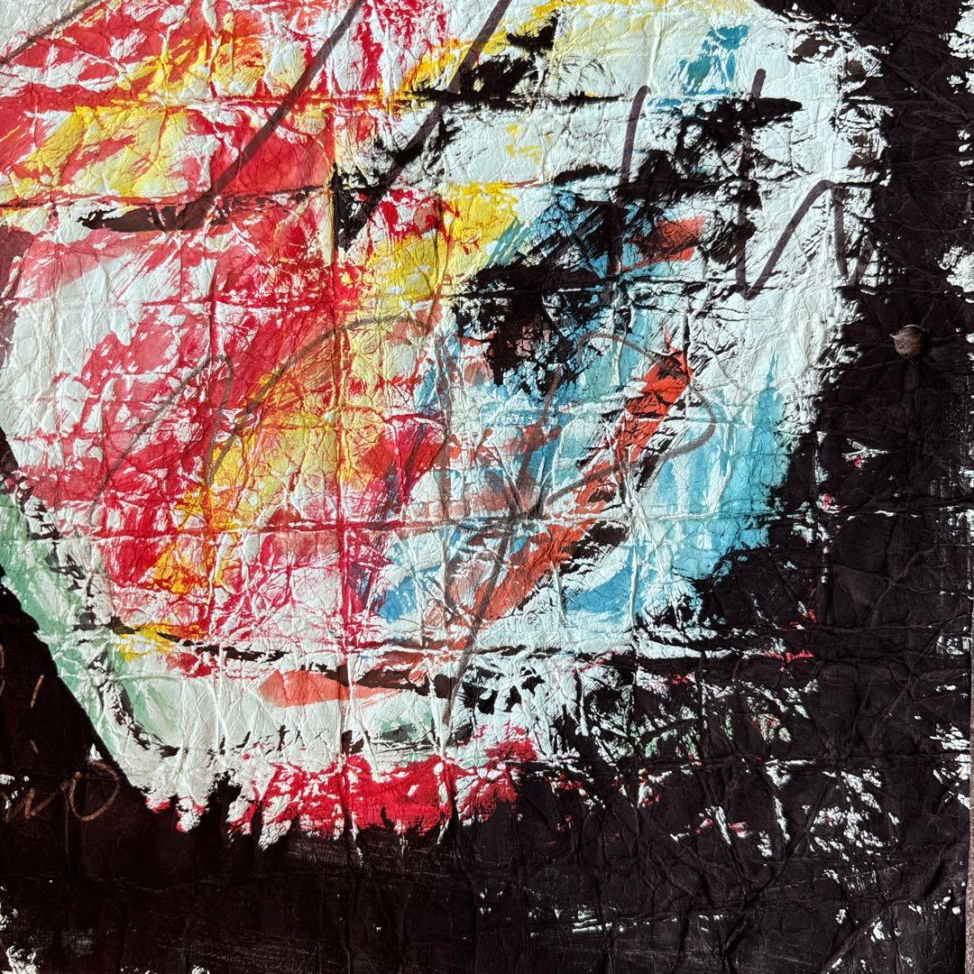 堀尾貞治　具体美術　A4サイズ　肉筆　保証品