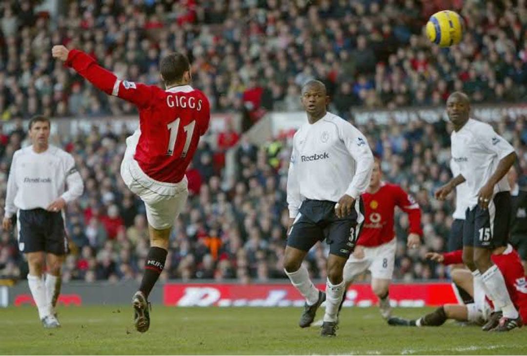 【未使用】マンチェスターU 04-06 ホーム 長袖 ギグス トータル90