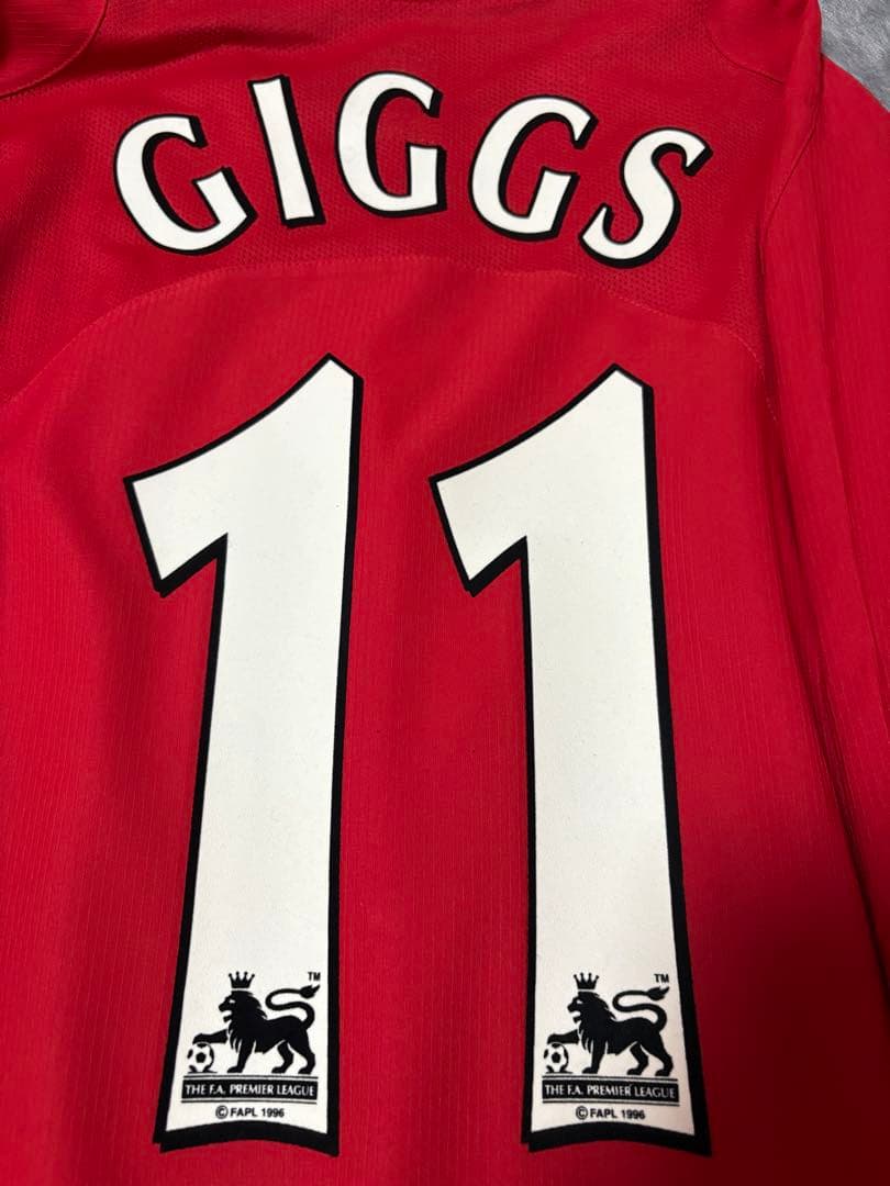 【未使用】マンチェスターU 04-06 ホーム 長袖 ギグス トータル90