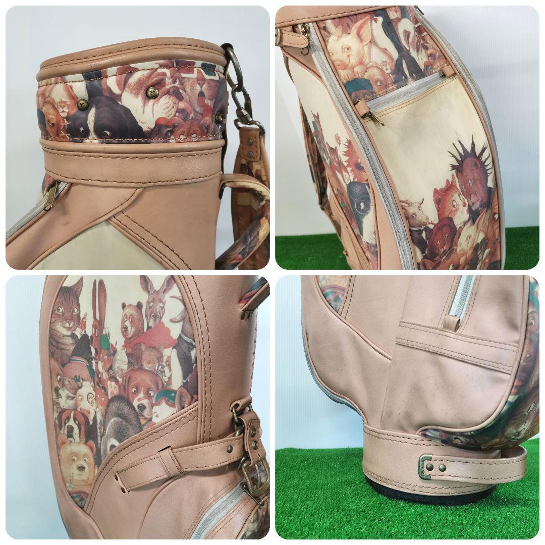 KUNIO COLLECTION☆キャディバッグ☆ゴルフバッグ☆アニマル柄