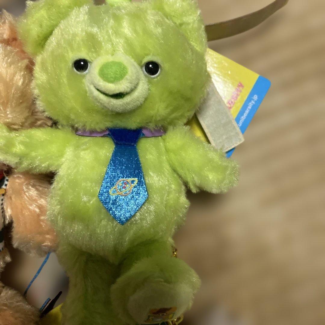 ディズニー　ユニベアシティ　ぬいぐるみ　キーホルダー
