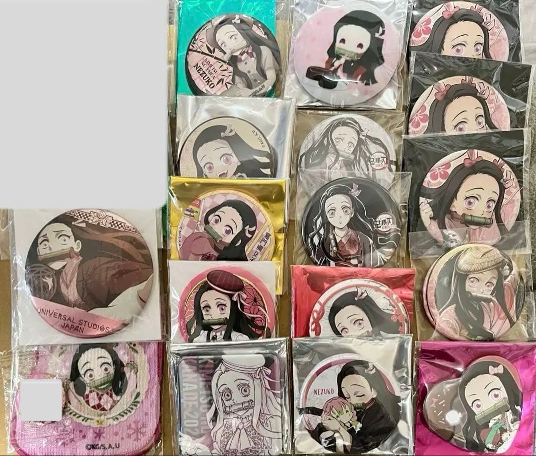 鬼滅の刃 禰豆子 ひな祭り バレンタイン ハロウィン 卯年 缶バッジ チェキ
