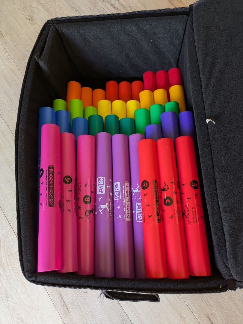 ドレミパイプ 39本 オクタベーター付 音楽 知育 リトミック ブームワッカー