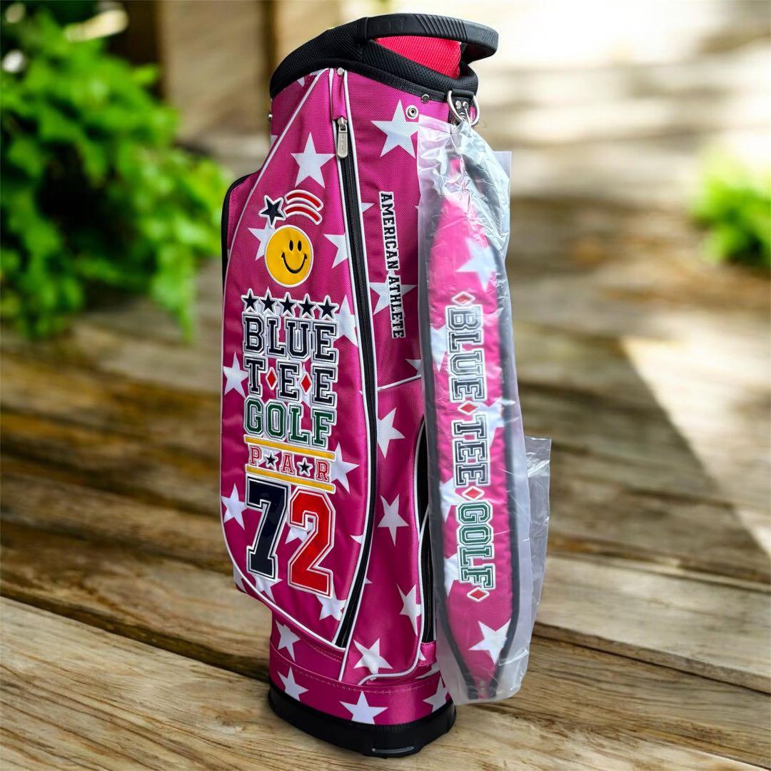 新品タグ付き‼️ブルーティーゴルフ　軽量キャディバッグ 女性　9型　キャディバック