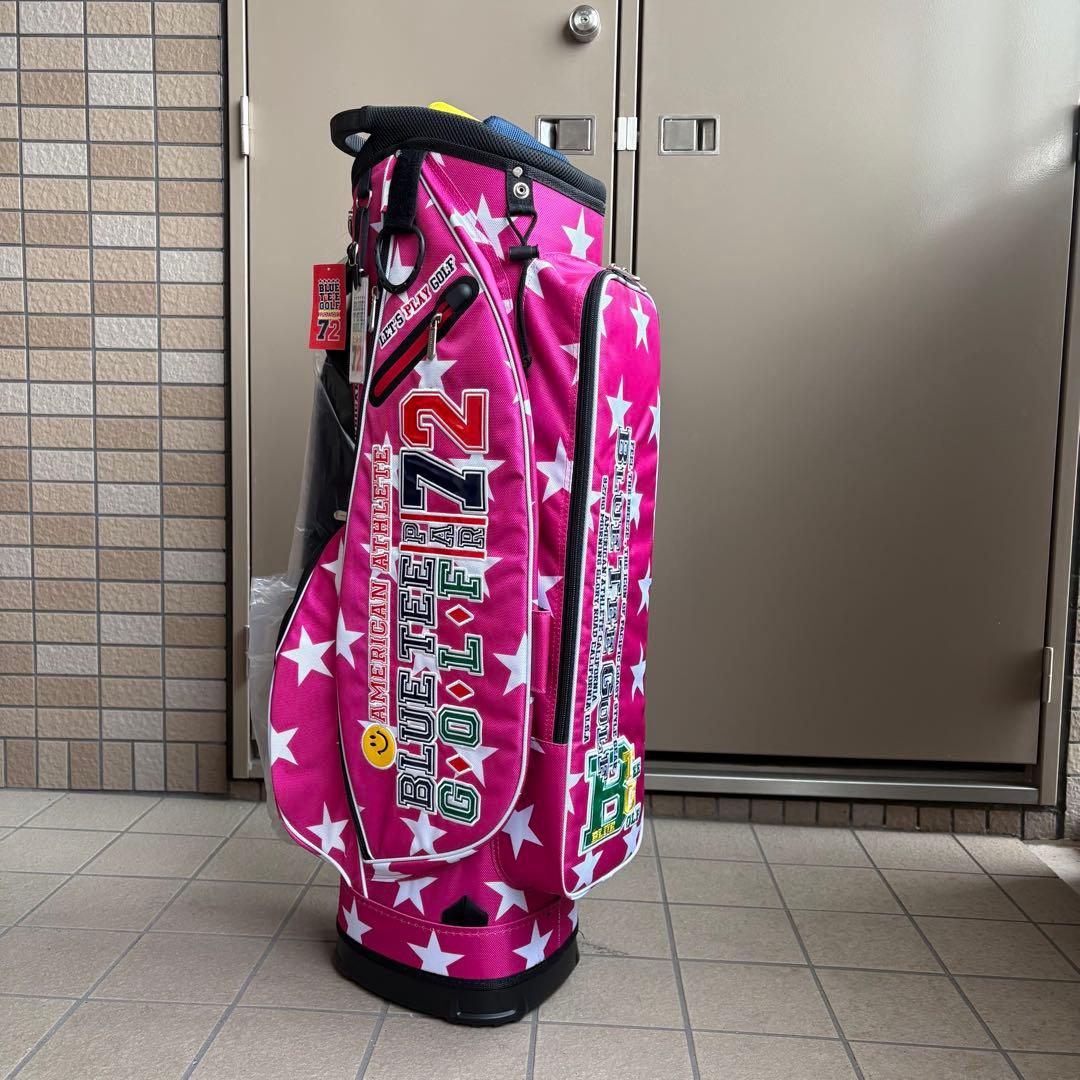 新品タグ付き‼️ブルーティーゴルフ　軽量キャディバッグ 女性　9型　キャディバック