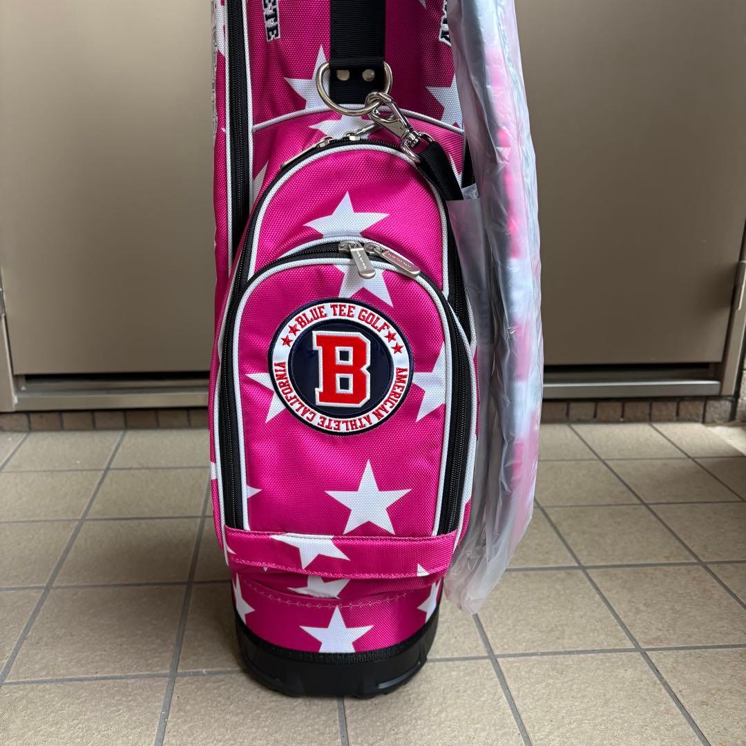 新品タグ付き‼️ブルーティーゴルフ　軽量キャディバッグ 女性　9型　キャディバック