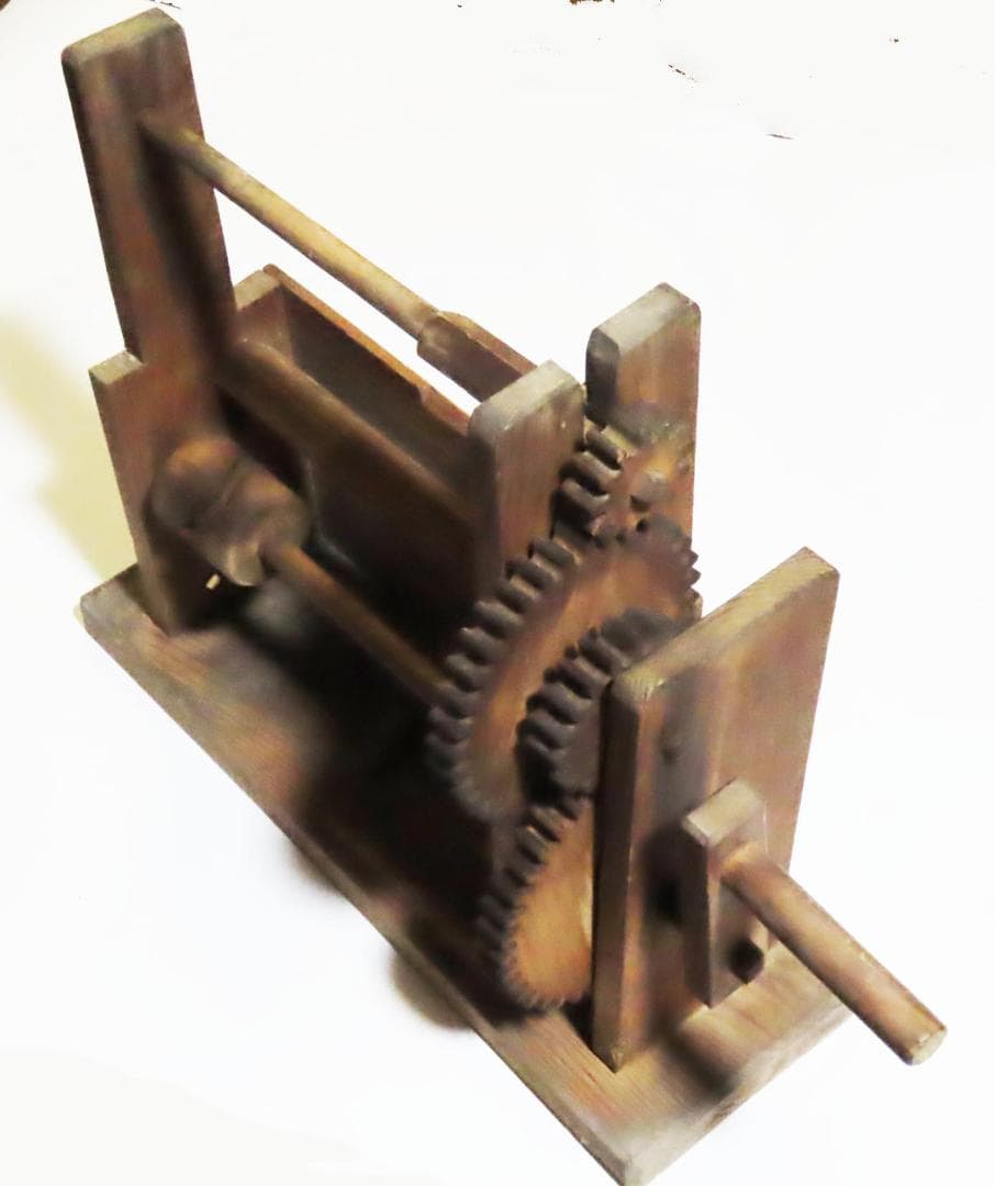 上州座繰り器／木製糸巻き機／アンティーク置物／インテリア