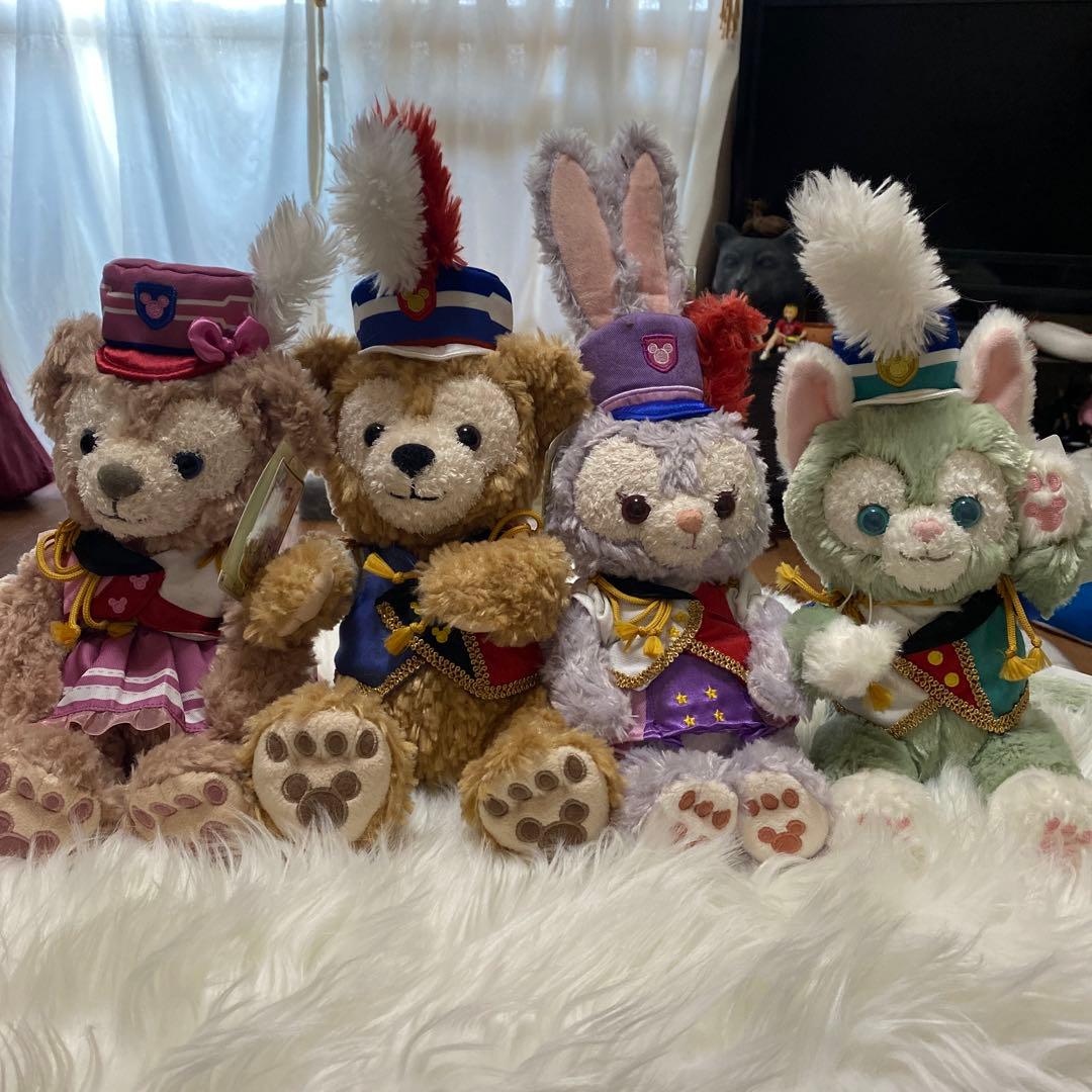 限定値下げ　ダッフィーフレンズぬいぐるみSS ハッピーマーチングファン 35周年