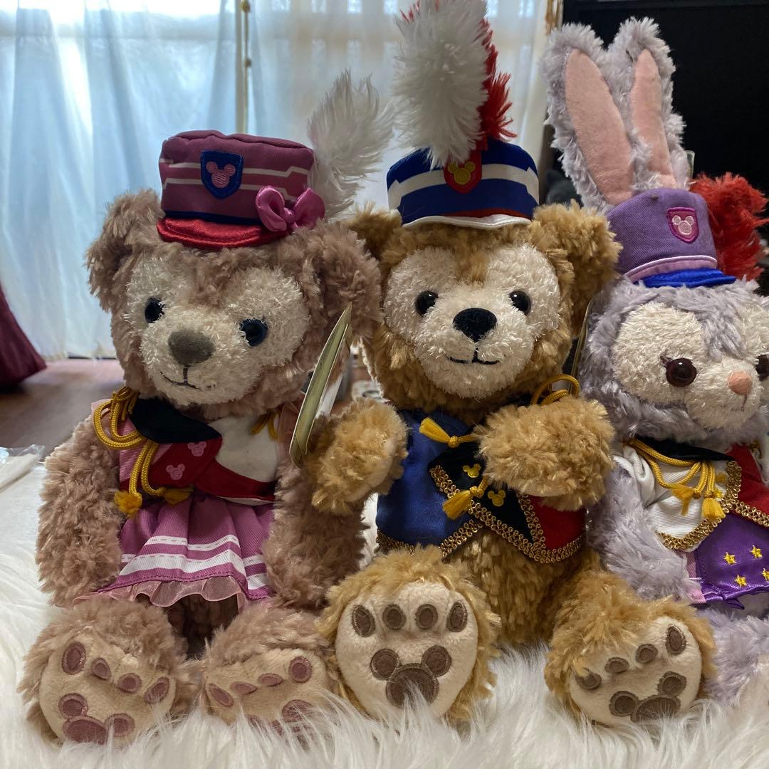 限定値下げ　ダッフィーフレンズぬいぐるみSS ハッピーマーチングファン 35周年