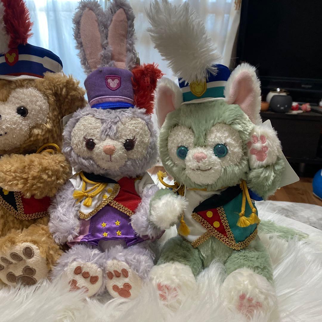 限定値下げ　ダッフィーフレンズぬいぐるみSS ハッピーマーチングファン 35周年