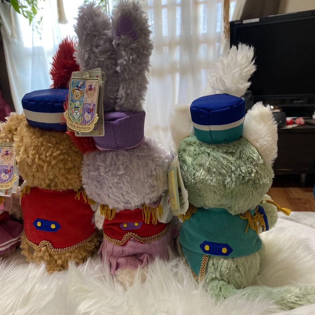 限定値下げ　ダッフィーフレンズぬいぐるみSS ハッピーマーチングファン 35周年