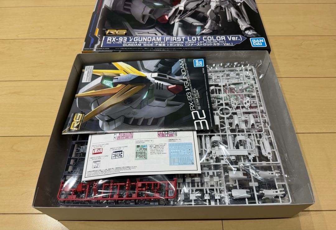 【未組立】RG 1/144 GUNDAM SIDE-F限定 νガンダム