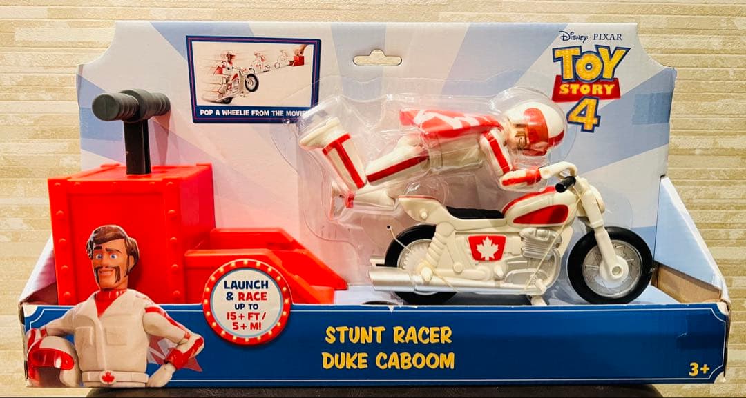 【未開封】トイストーリー4 デュークカブーン スタントマン ランチャー マテル