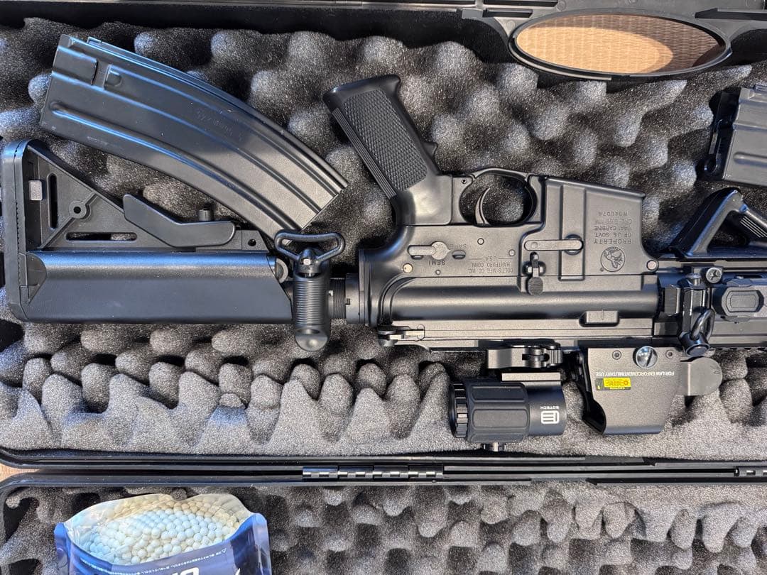 次世代電動ガン SOPMOD M4 ケース付き 完品