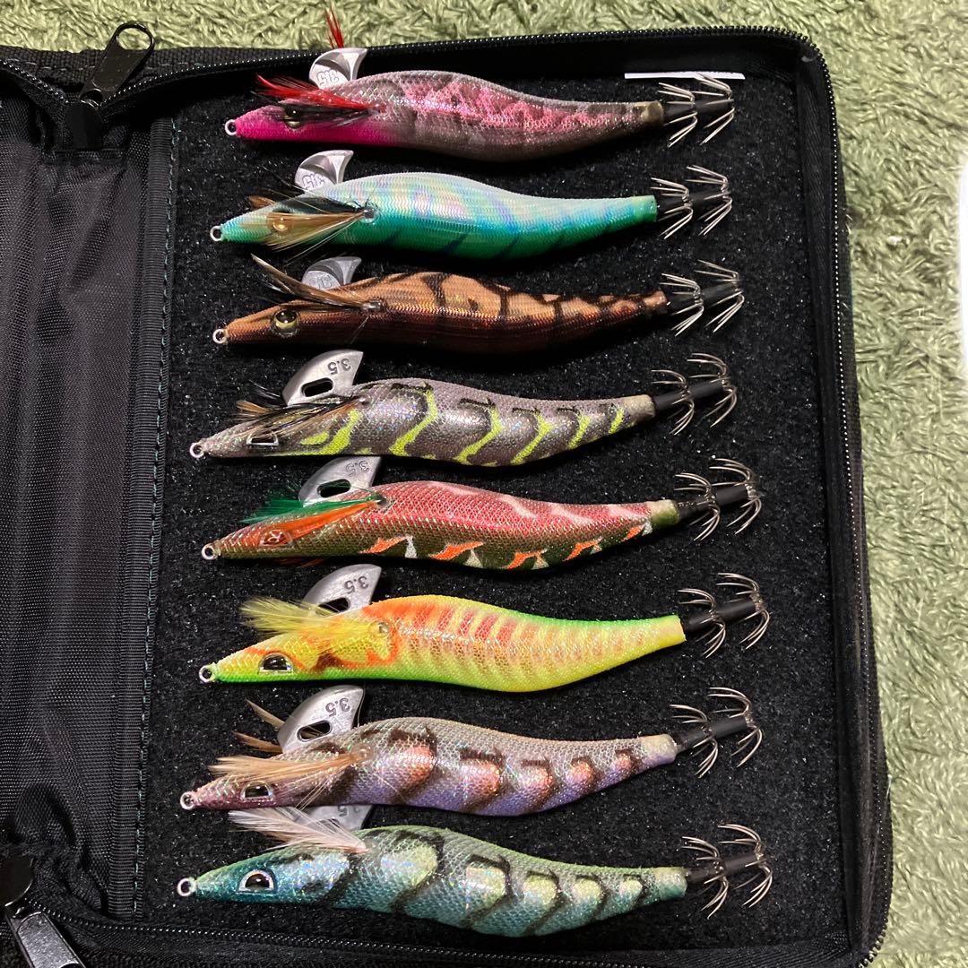 プロスペック、エクスペクト　エメラルダスエギケース　アオリイカ　エギングセット