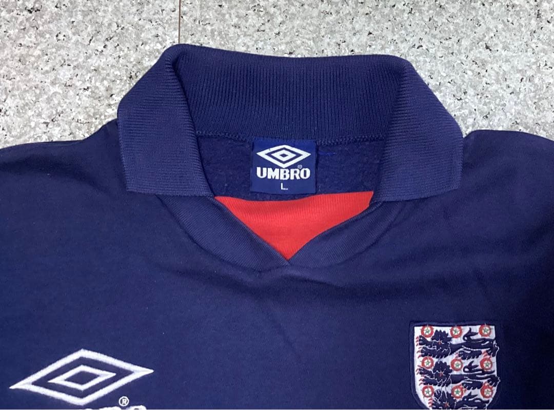 アンブロ　イングランド代表　ドリルトップ　スウェット　ユニフォーム