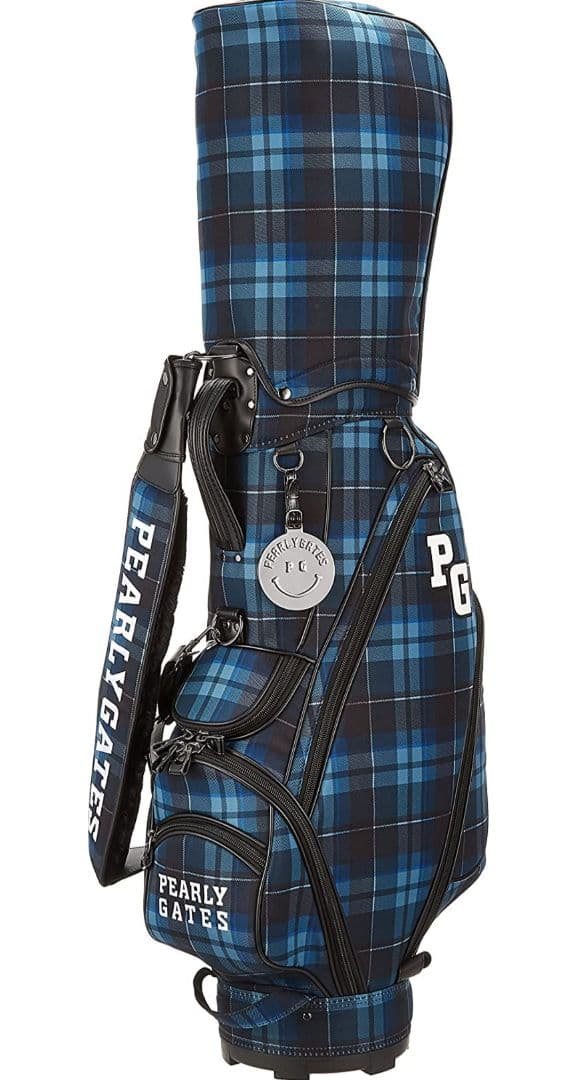 パーリーゲイツ キャディバッグ タータンチェック ブラックウォッチチェック
