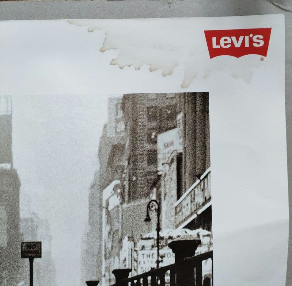 ジェームス・ディーン ポスター② ★リーバイス・ジミー★LEVI'S★希少