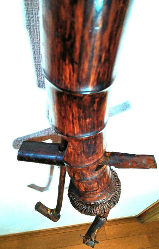 ♦【希少】超レアな【一点物】♦【高級】特大ロング【自在鉤】♦コレクション◆民芸品