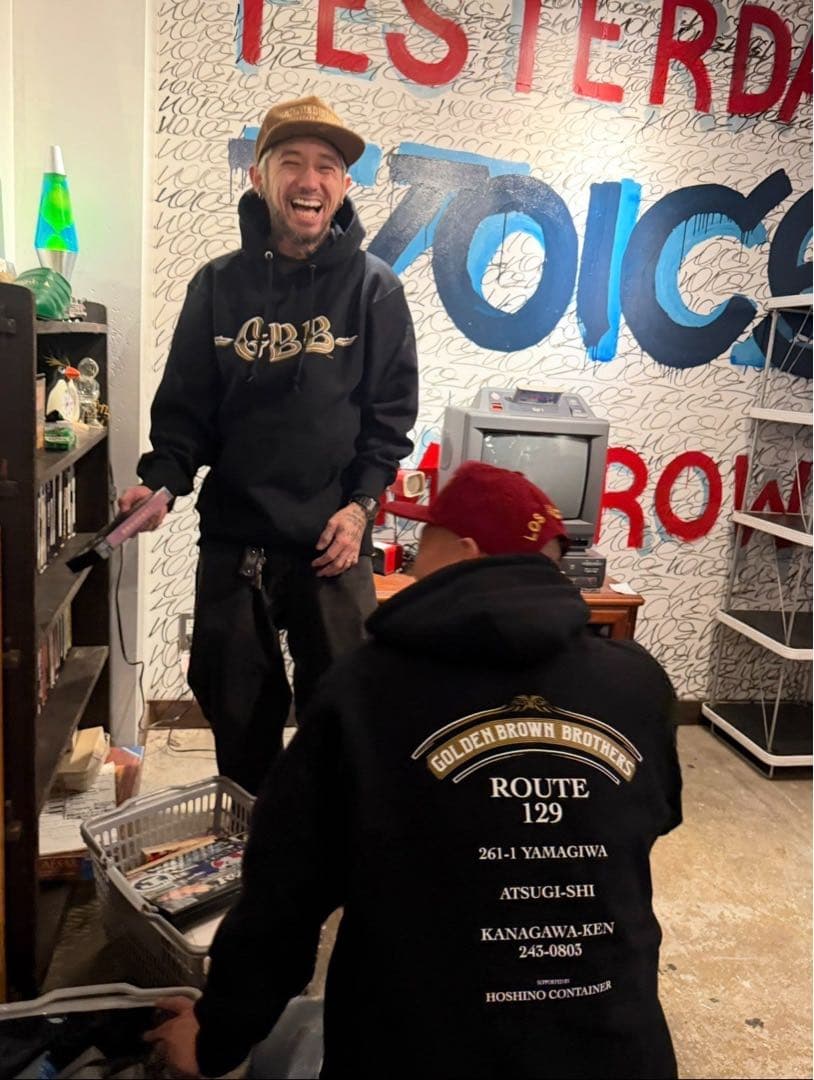 ミュージシャン L GBB ORIGINAL HOODIE BLACK