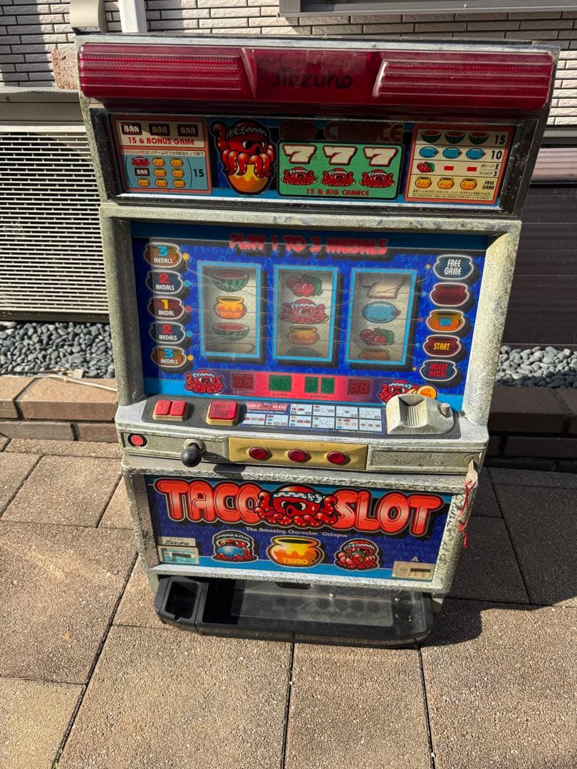 タコスロ　スロットマシン　パチスロ　実機　4号機　現状渡し