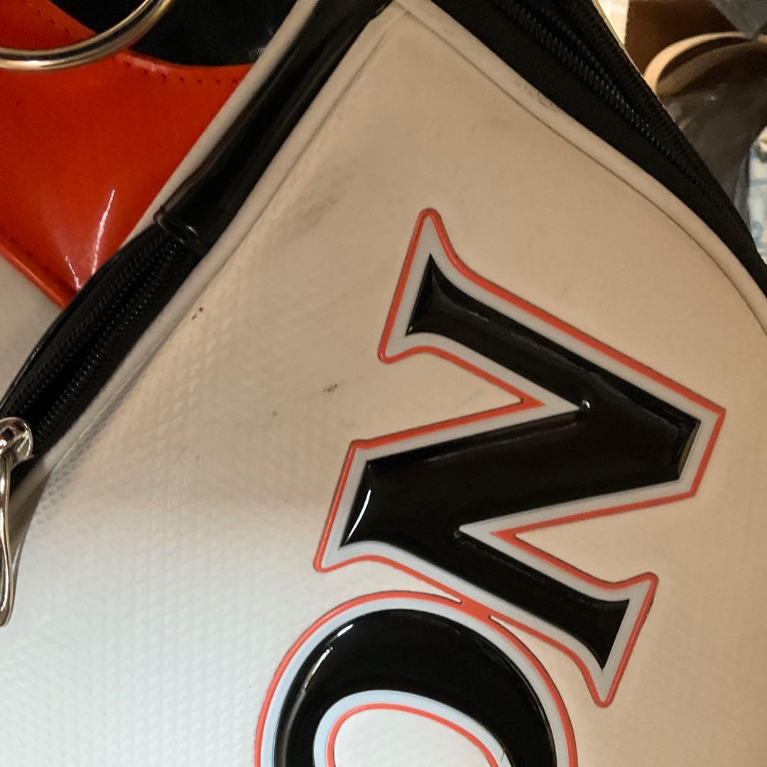 Srixon キャディバッグ ホワイト・オレンジ・ブラック