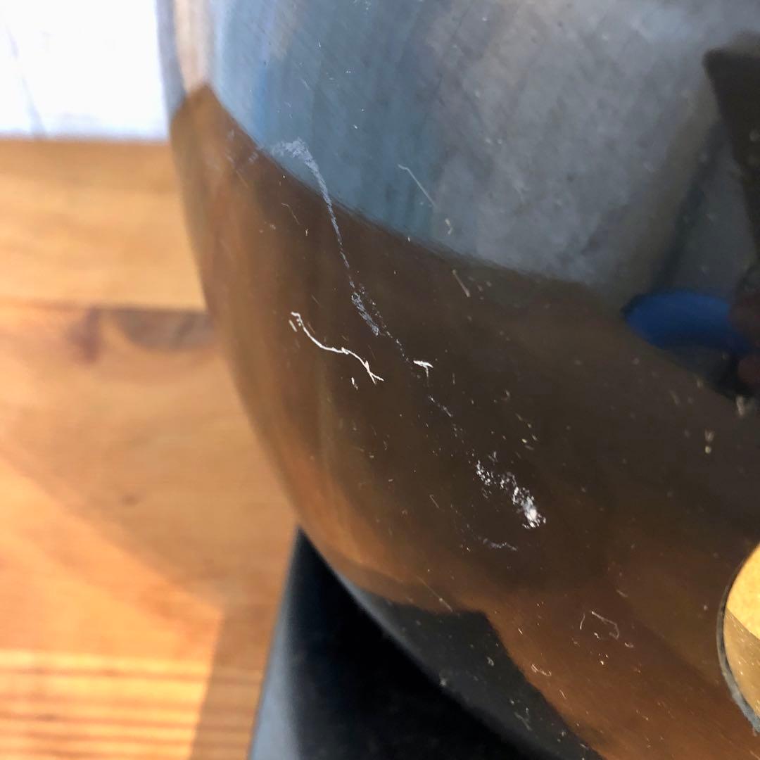 茶道具　風炉　茶釜　電熱器　大講堂　敷板　内部サビあり