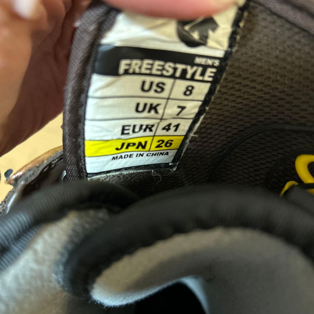 BURTON バートン FREESTYLE スノーボードブーツ 26cm メンズ