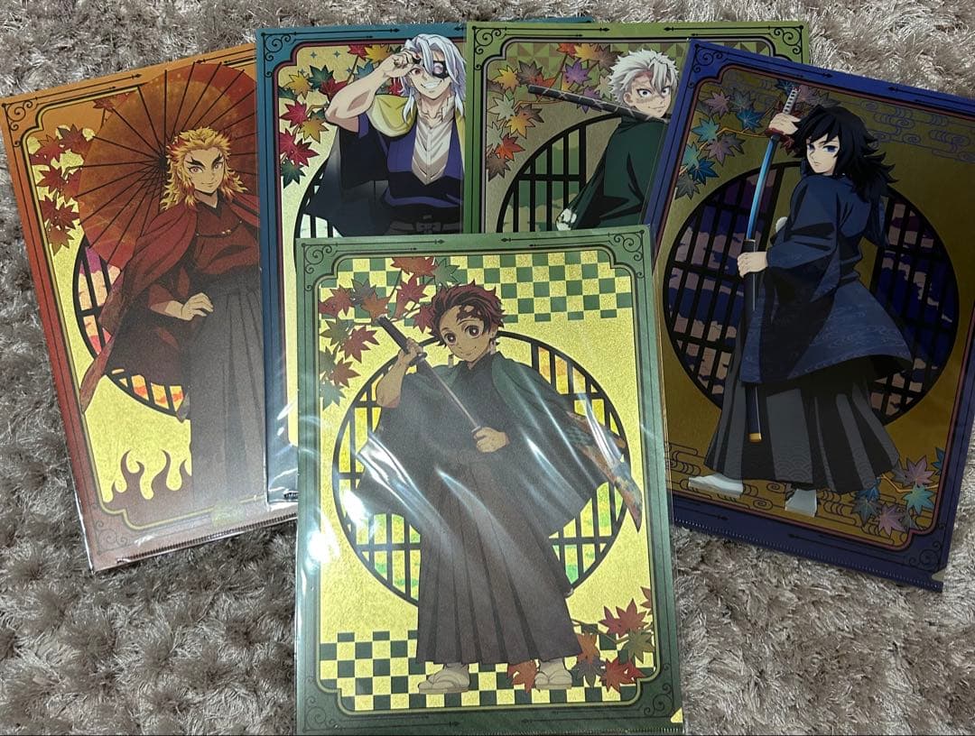 鬼滅の刃 クリアファイル 冨岡義勇 不死川実弥