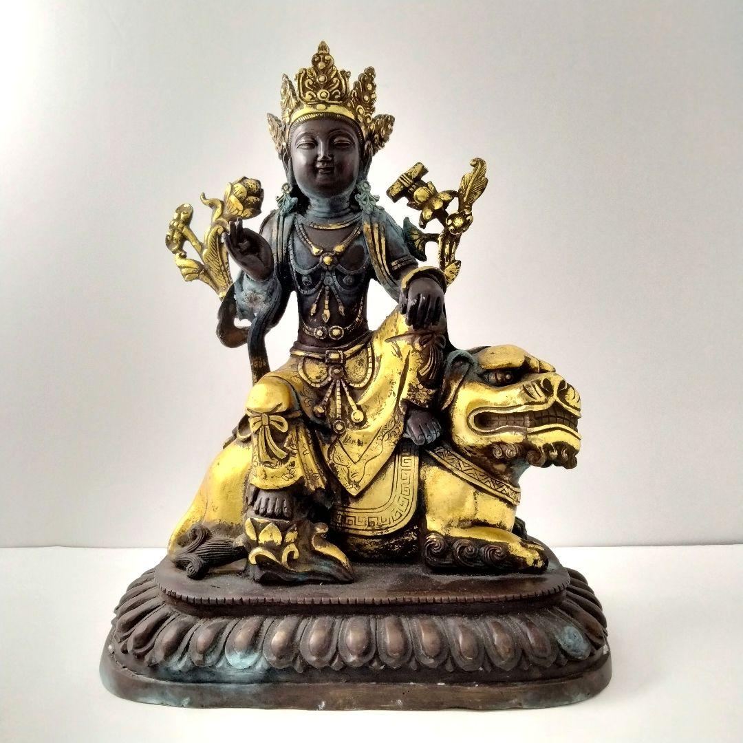 専用 Ｘ207 収集家放出品　時代チベット仏像　鍍金仏