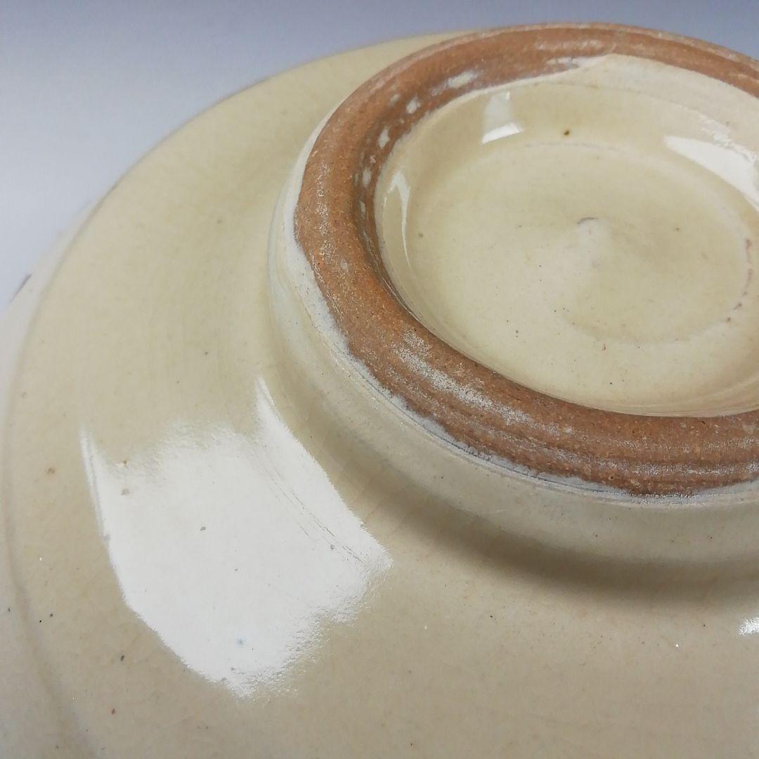 Ｔ５９　茶碗　『壷屋焼』『新垣勉』　共箱　抹茶碗　茶道具