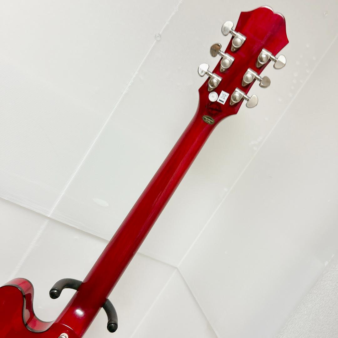 美品 Epiphone エピフォン Dot studio ドットスタジオ レッド