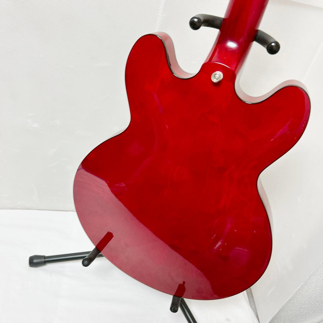 美品 Epiphone エピフォン Dot studio ドットスタジオ レッド