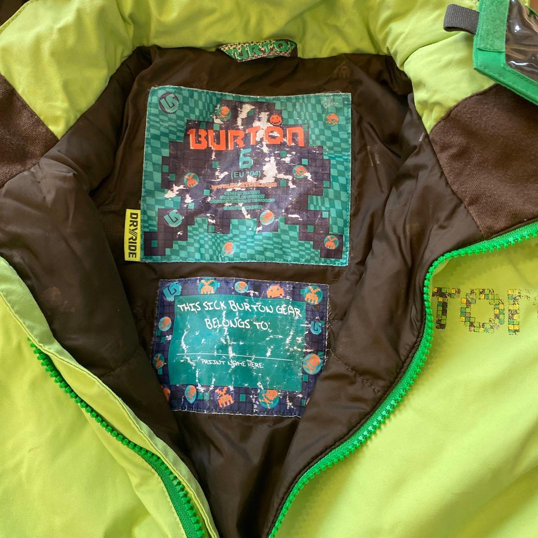 Burton 子供用 スノーボードウェア 緑