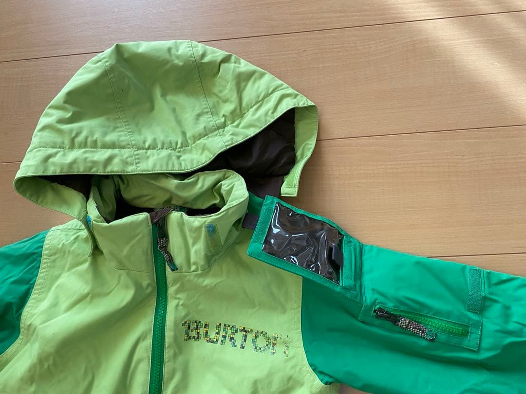 Burton 子供用 スノーボードウェア 緑