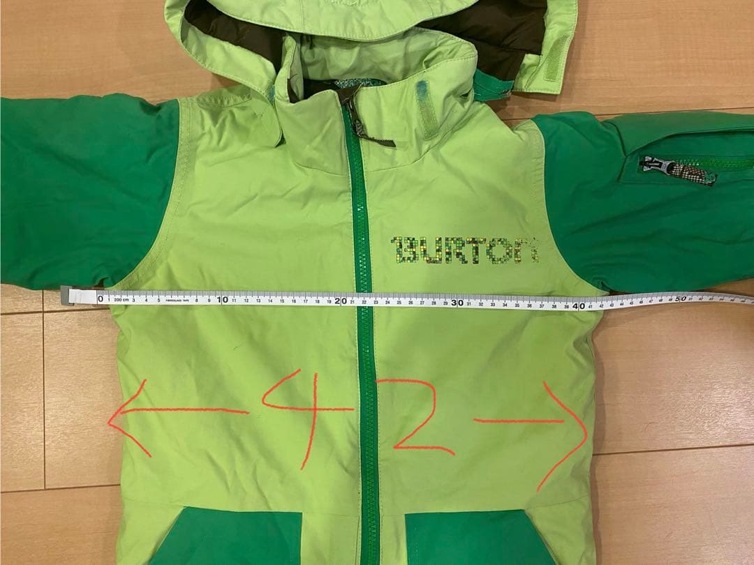 Burton 子供用 スノーボードウェア 緑
