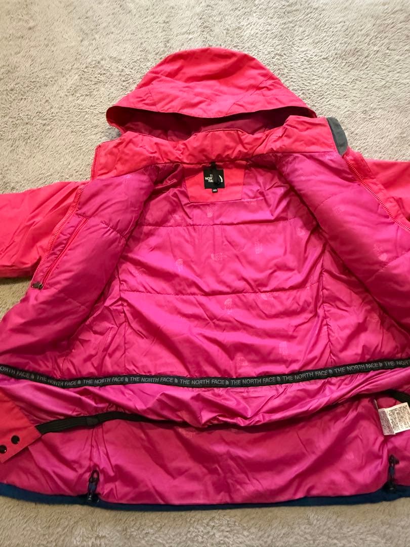 The North Face 子ども用スキーウェア ピンク/ネイビー