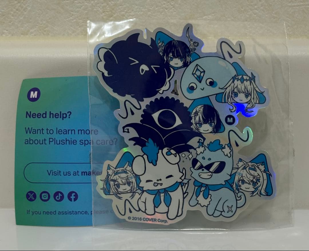 シオリ・ノヴェラ　ぬいぐるみ　袋&ステッカー付き