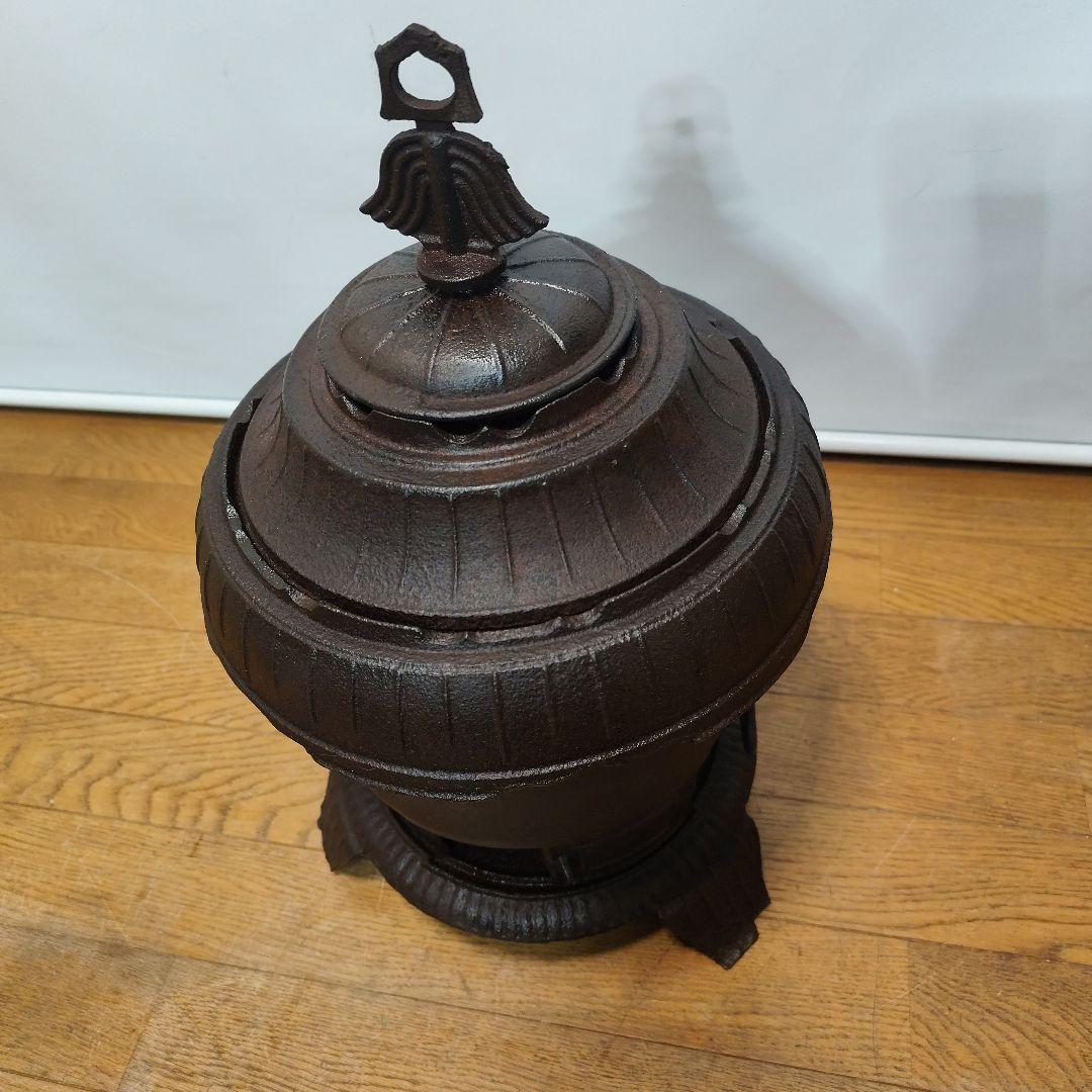 アンティーク 小ぶりの鋳鉄製薪ストーブ