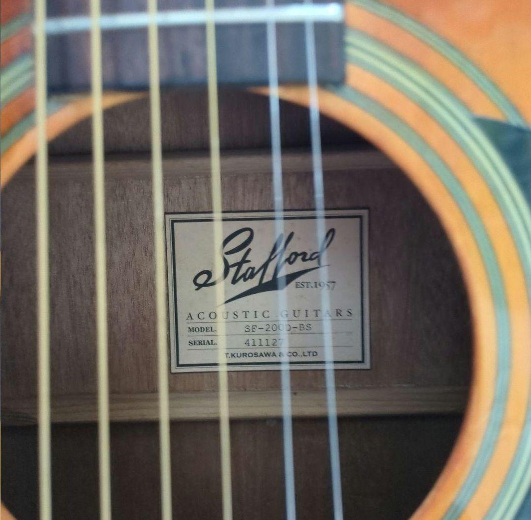 Stafford SF200D SBアコースティ ジャンク扱い