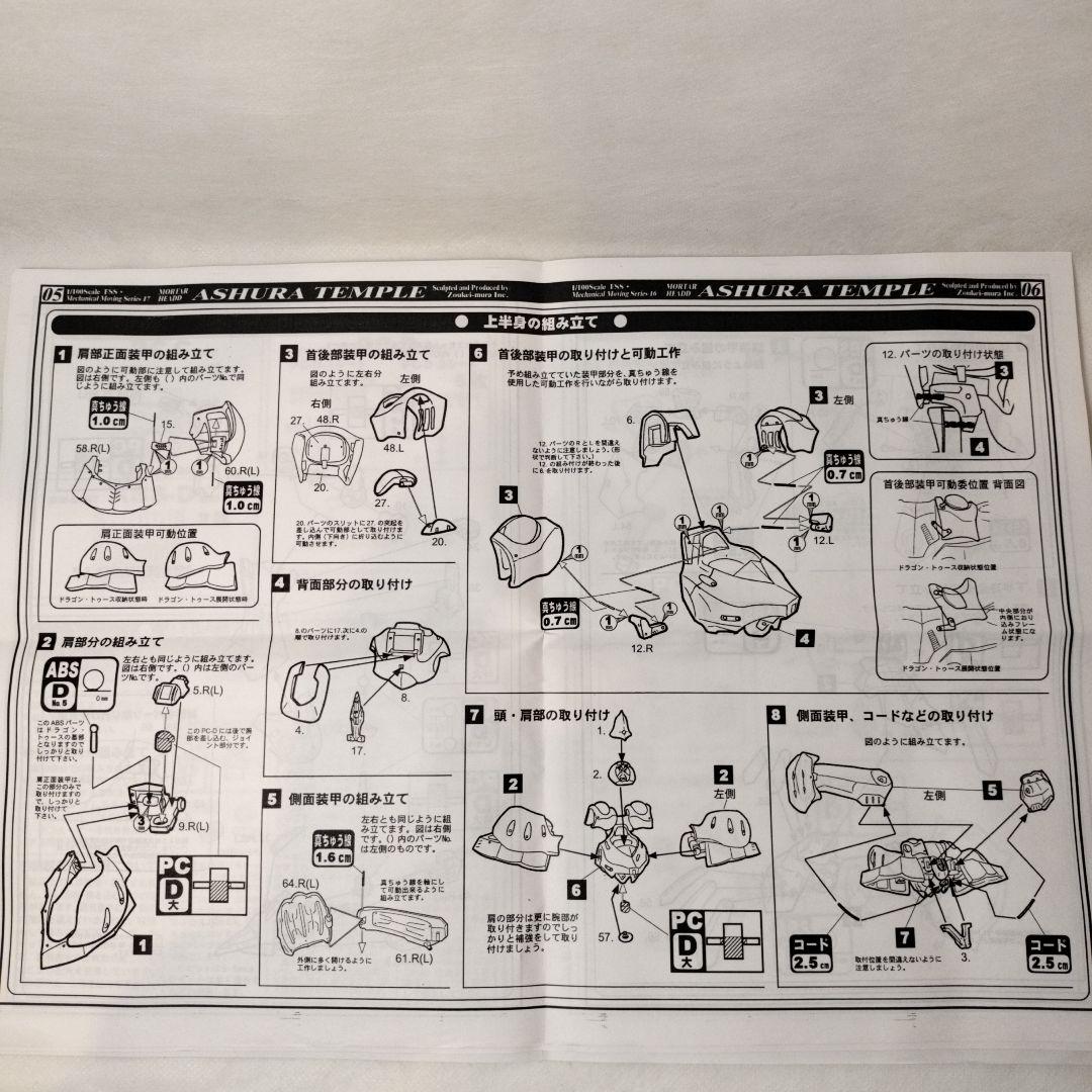 VOLKS 1/100 MM ASHURA TEMPLE ファイブスター物語