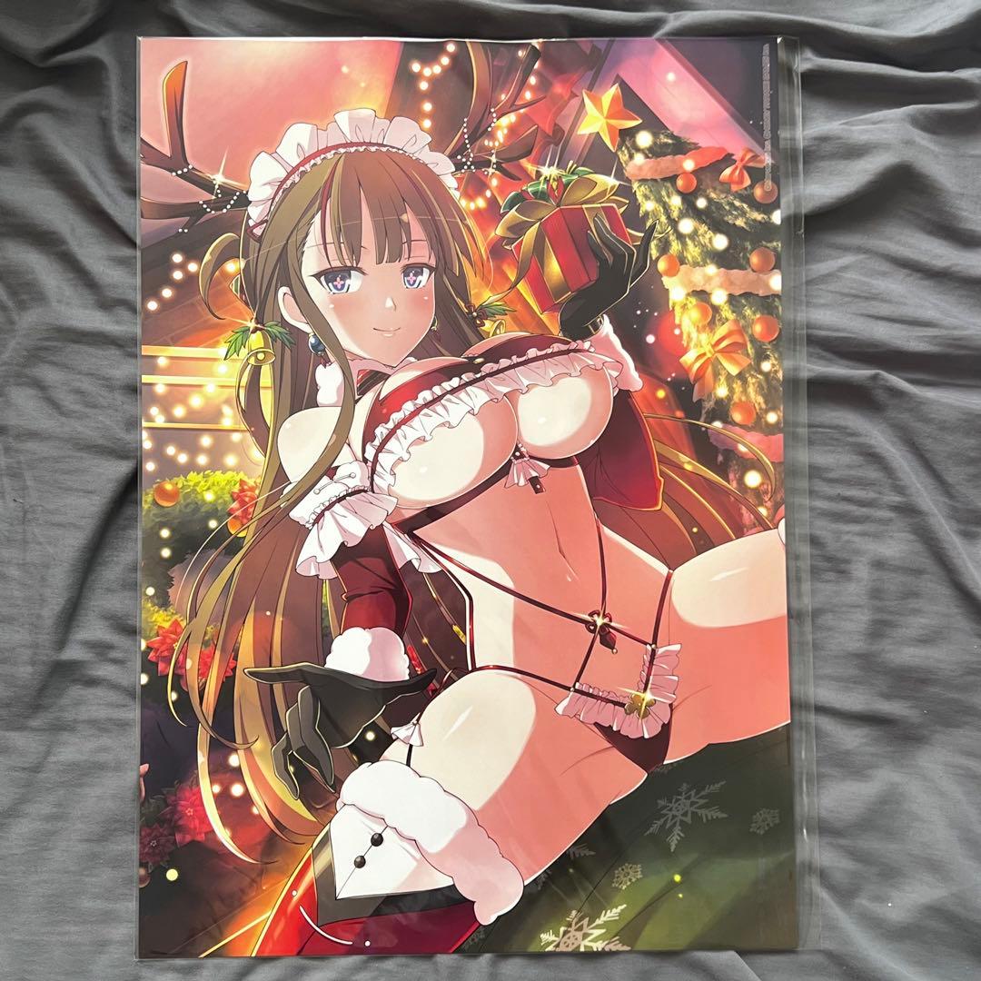 コミケ限定　シノビマスター閃乱カグラ NEW LINK A3耐水ポスター 鴇