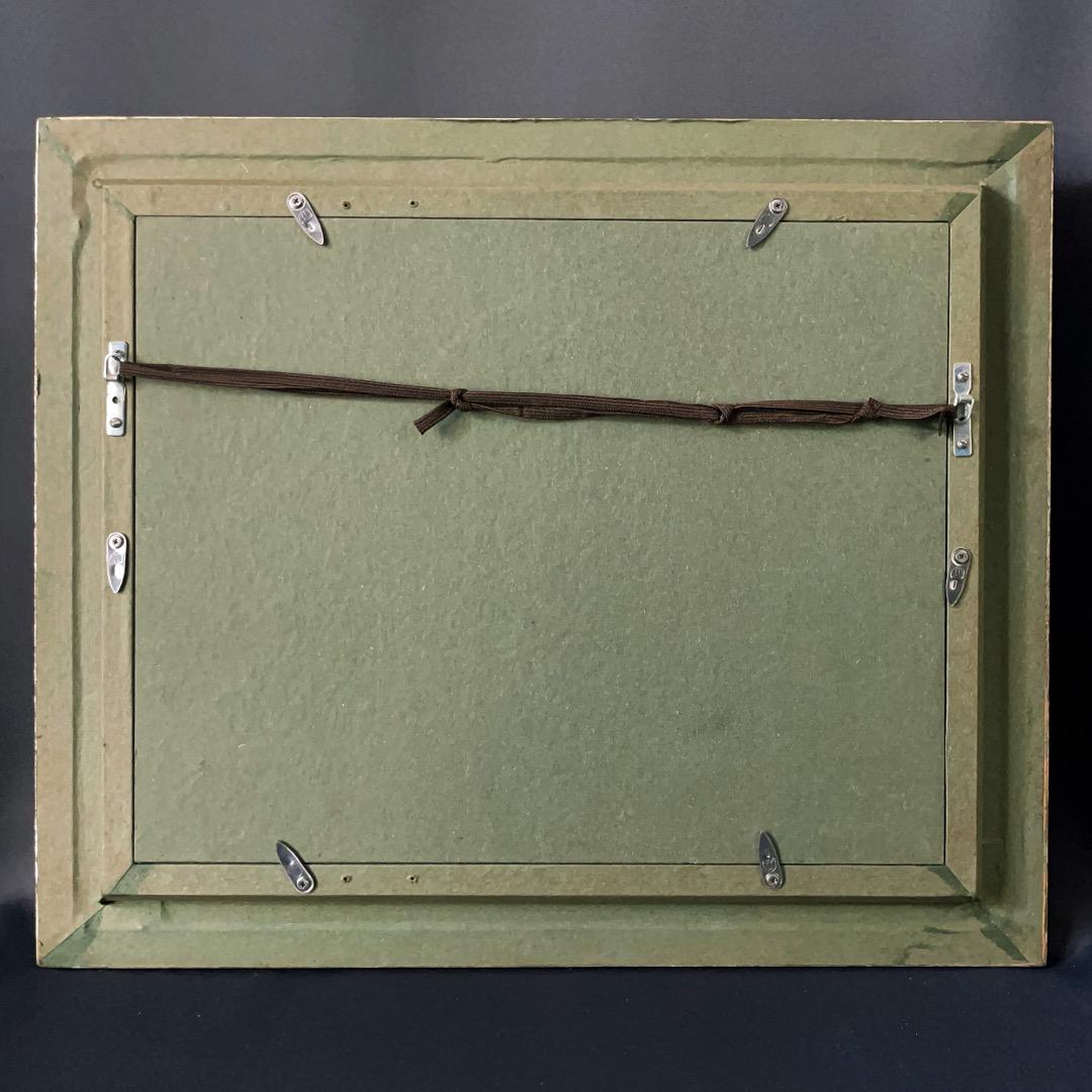 ＊はまち3号＊金登美「すみれ」油絵 サイン入り 中古 額に傷 作品美品