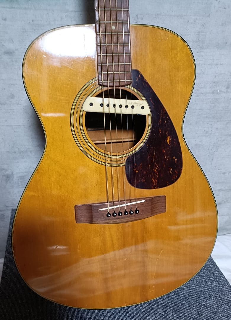 YAMAHAアコギブラックラベルFG-150Fオールドモデル、ピックアップ付