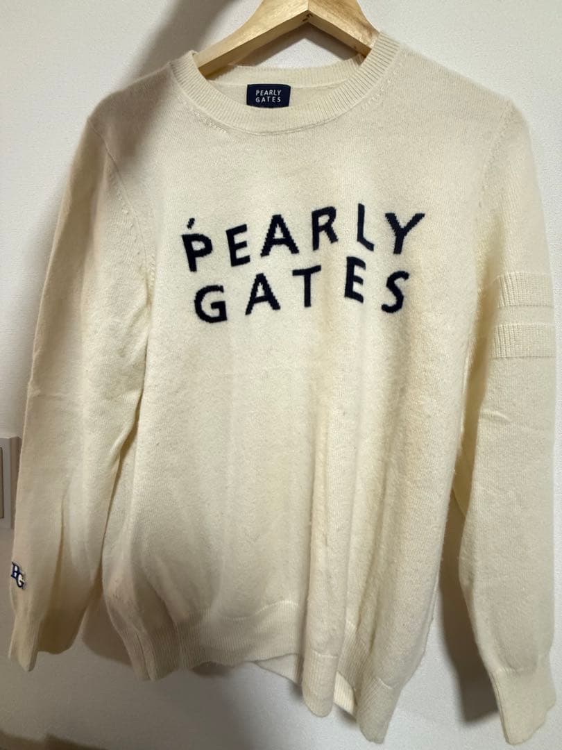 PEARLY GATES アイボリー セーター