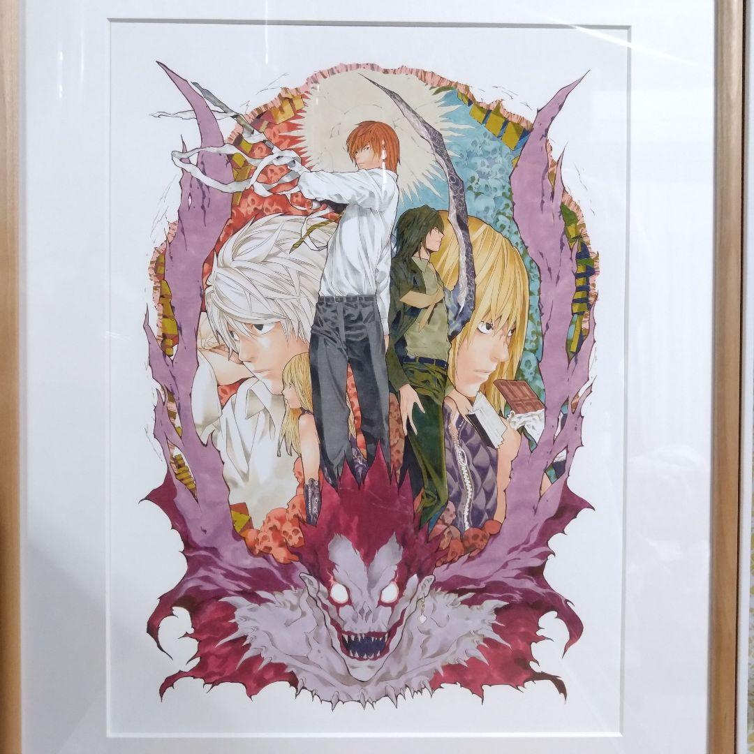 【レア】DEATH NOTE　額装高級複製原画