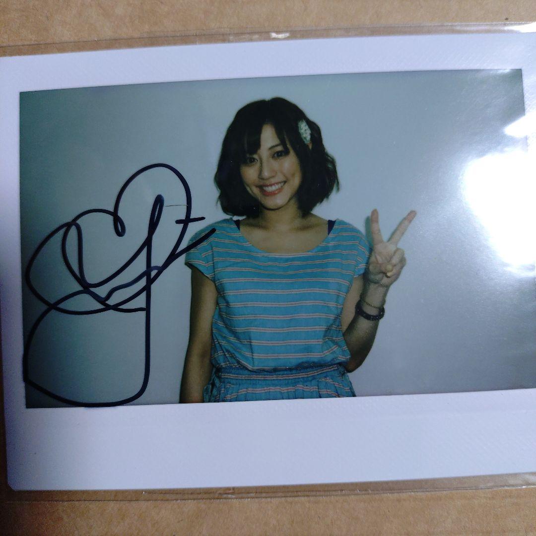 杉本有美　ワイドチェキ　PONY LAND サイン入りポラロイド写真2枚セット